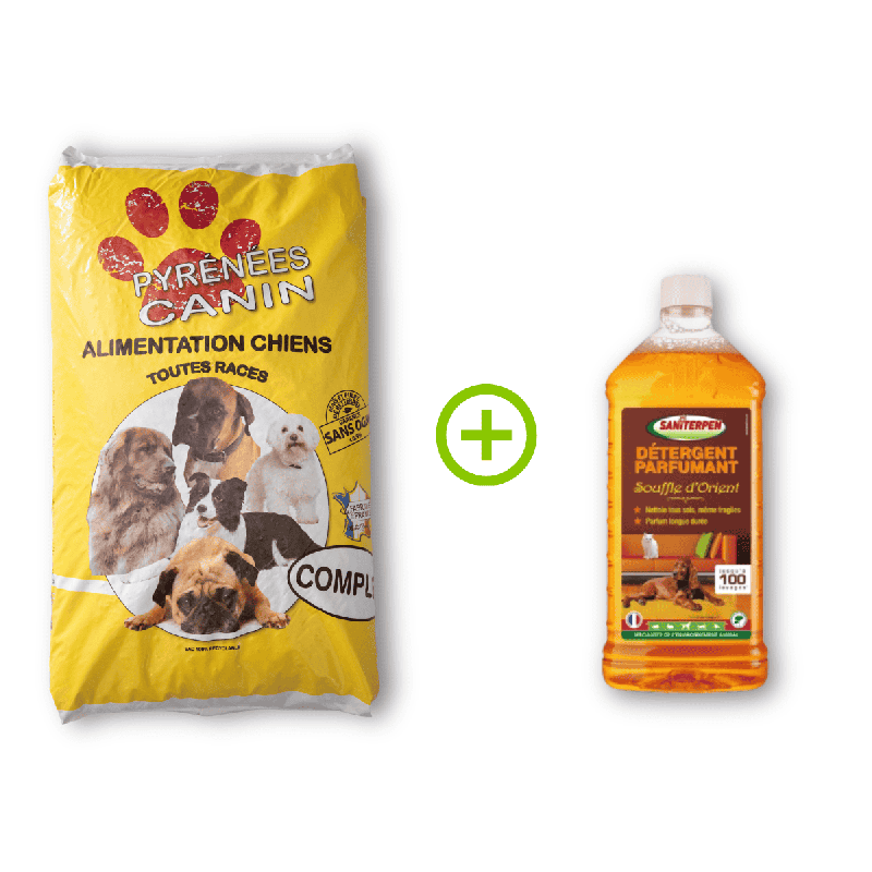 Pack Complet 18 kg + Saniterpen 1L | Pyrénées Canin