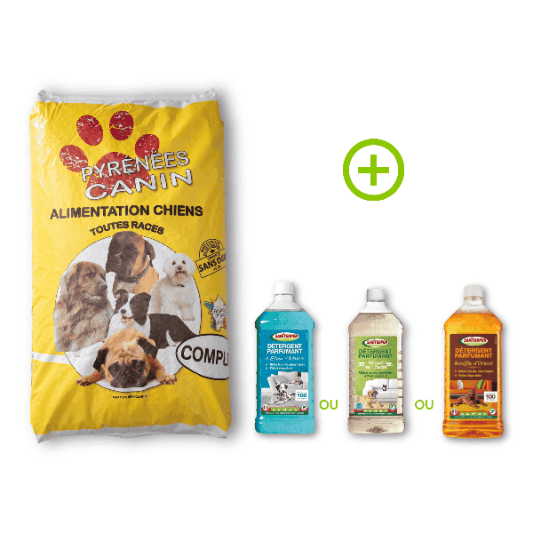 Pack Complet 18 kg + Saniterpen 1L | Pyrénées Canin