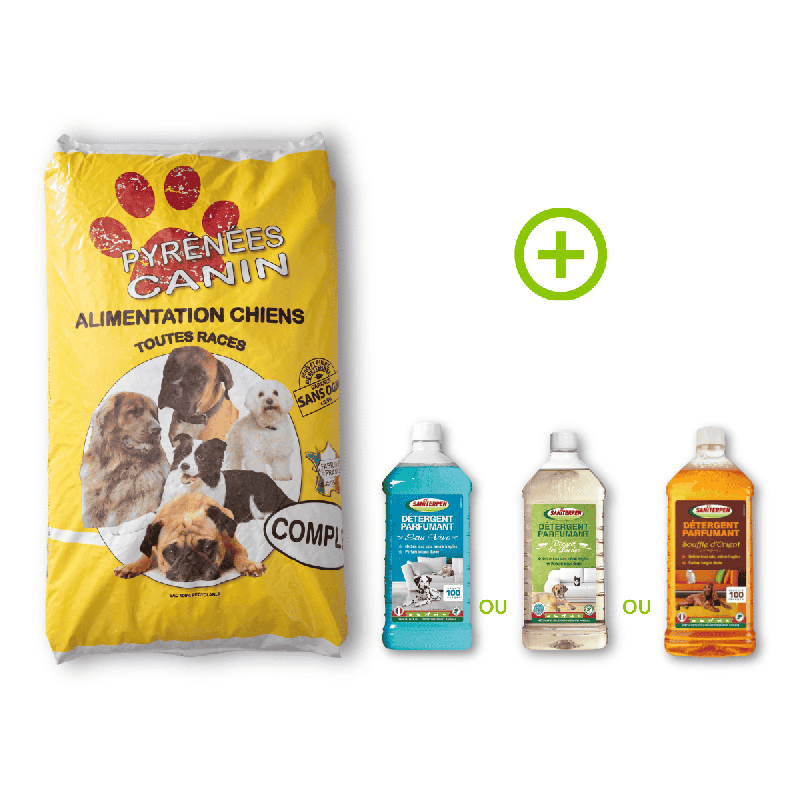 Pack Complet 18 kg + Saniterpen 1L | Pyrénées Canin