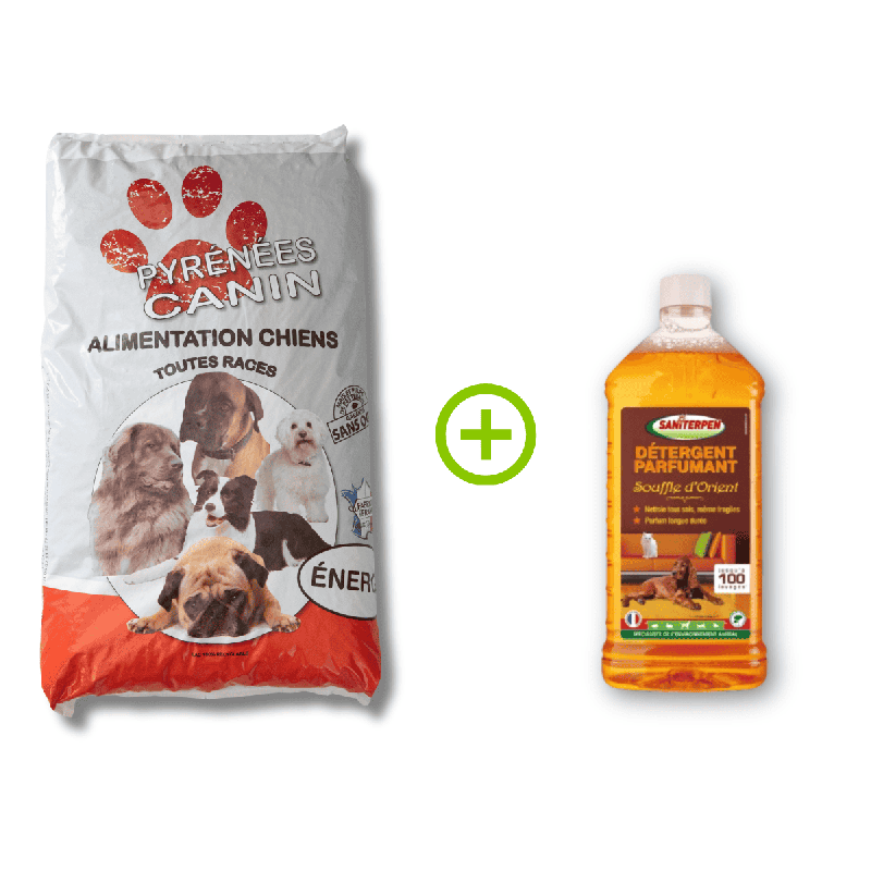 Pack Énergie 20 kg + Saniterpen 1L | Pyrénées Canin