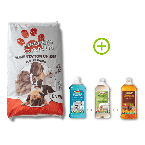 Pack Énergie 20 kg + Saniterpen 1L | Pyrénées Canin