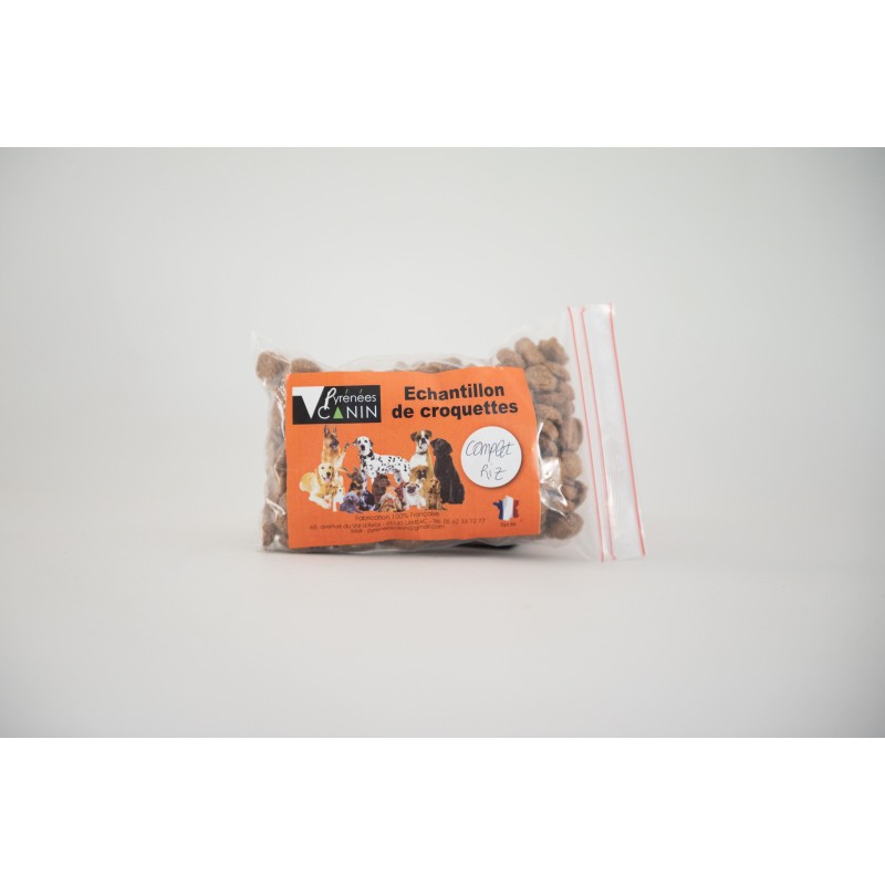 Échantillon croquettes Complet Riz 26/14 | Pyrénées Canin